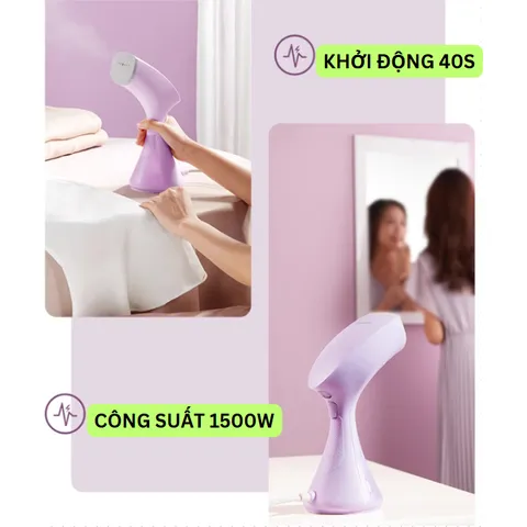 BÀN LÀ CẦM TAY PANASONIC 1500W , BẢO HÀNH 12 THÁNG
