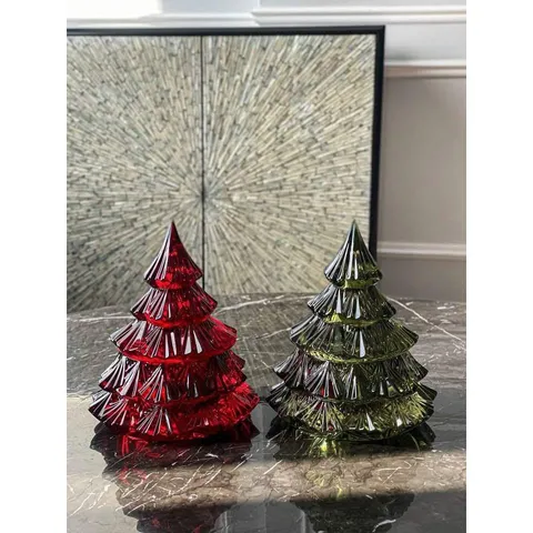 Thố phale hình cây thông Noel Tree Bohemia 16,5cm