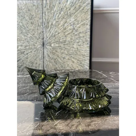 Thố phale hình cây thông Noel Tree Bohemia 16,5cm