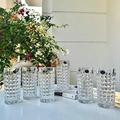 Bộ 6 cốc 260ml Bohemia Diamond 789706