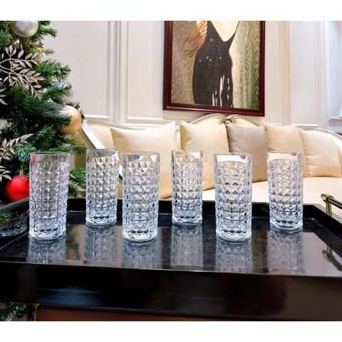 Bộ 6 cốc 260ml Bohemia Diamond 789706