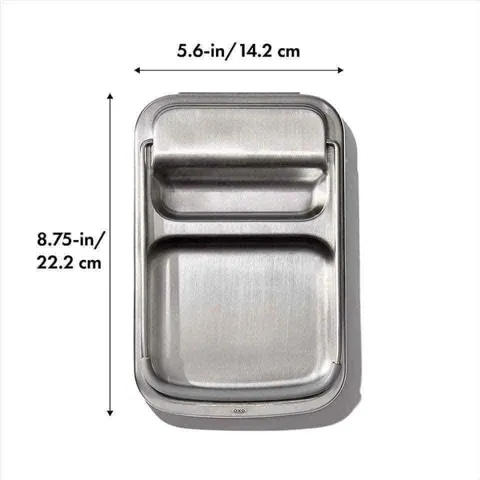 Giá Để Vung Nồi Và Dụng Cụ Nấu Ăn 2in1 OXO (Hàng Đức)