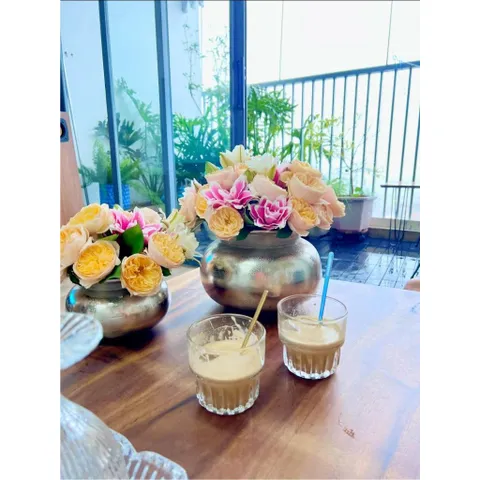 Set 2 bình hoa giả cổ Loberon 789725