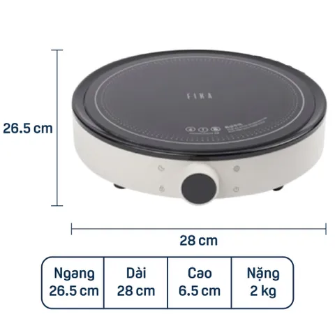 BẾP TỪ ĐƠN FIKA HÀN QUỐC , BẢO HÀNH 12 THÁNG