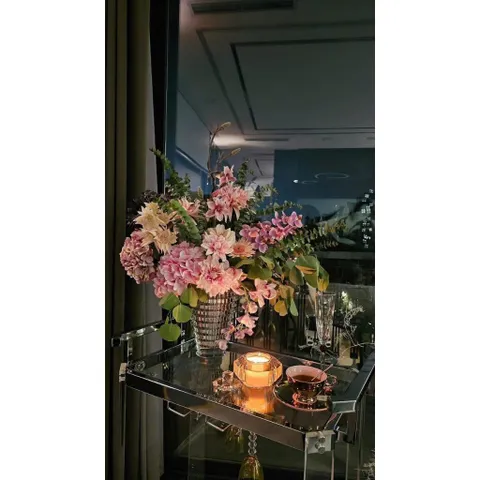 LỌ HOA PHA LÊ DIAMOND CAO CẤP