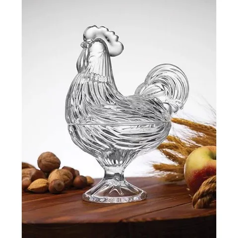 Thố pha lê gà trống Godinger Harvest Rooster 789742