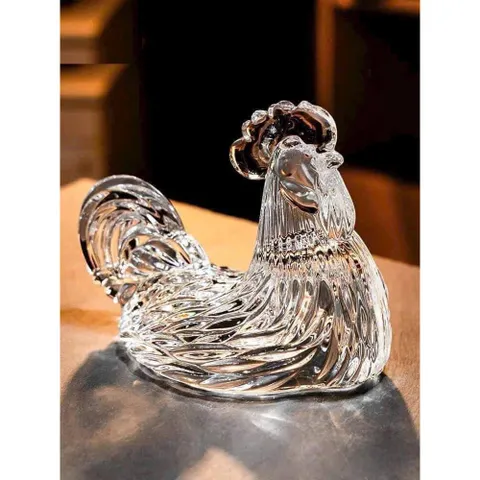 Thố pha lê gà trống Godinger Harvest Rooster 789742