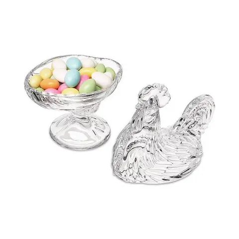Thố pha lê gà trống Godinger Harvest Rooster 789742