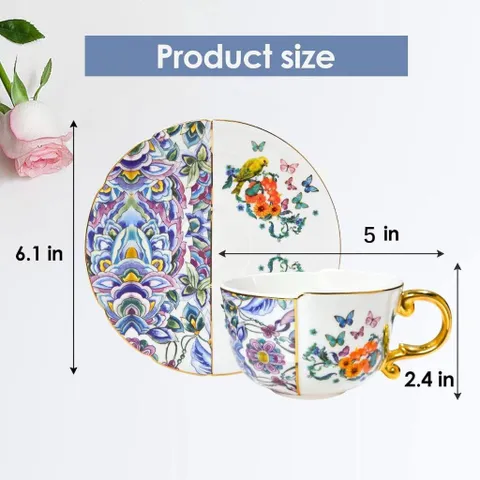 Bộ trà kèm thìa POCHY phong cách Châu Âu