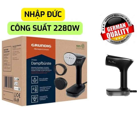 [NHẬP ĐỨC] BÀN LÀ HƠI NƯỚC CẦM TAY GRUNDIG 2280W ,BẢO HÀNH 12 THÁNG