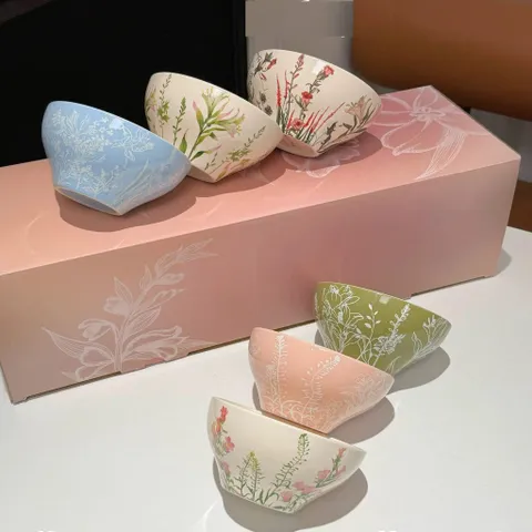 Bộ 6 bát gốm Bless