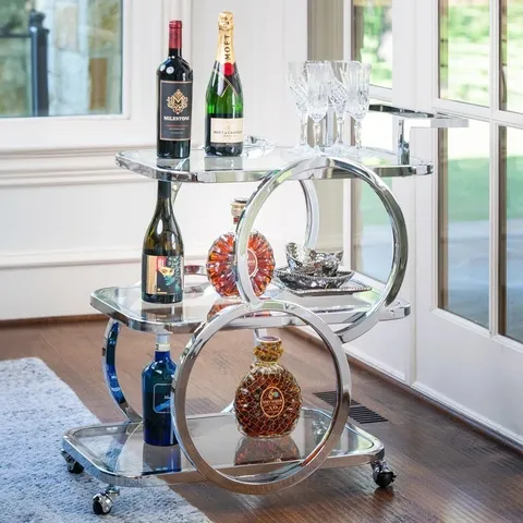 Bar cart 3 tầng Hausfame