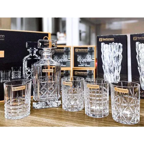 Set Bình Rượu Pha Lê Nachtmann 98196 Highland Whiskyset (Made in Germany)
