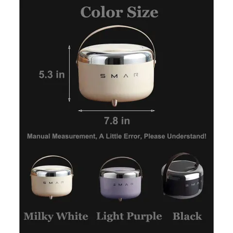 Thùng rác mini Smar cao cấp để bàn 1,5 lít.