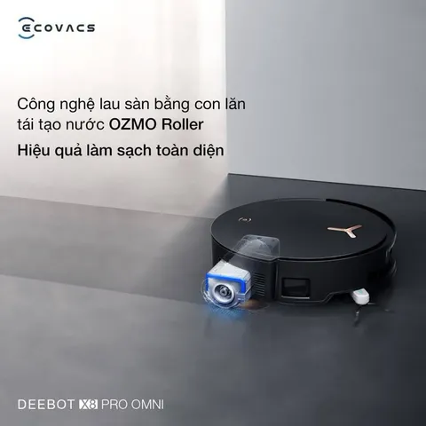 [BẢN QT] ROBOT HÚT BỤI LAU NHÀ ECOVACS DEEBOT X8 PRO OMNI 2025