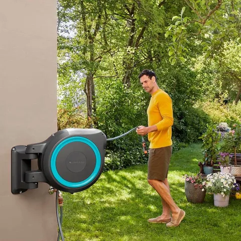 [MADE IN EU] Bộ Vòi Tưới Cây Dây Cuốn Tự Động 20m Gardena