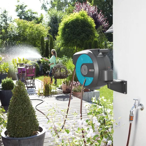 [MADE IN EU] Bộ Vòi Tưới Cây Dây Cuốn Tự Động 20m Gardena