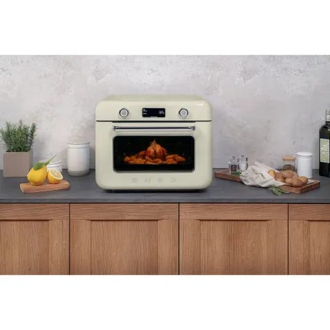 [MADE IN EU] LÒ NƯỚNG KÈM HẤP SMEG COF01CREU 30L