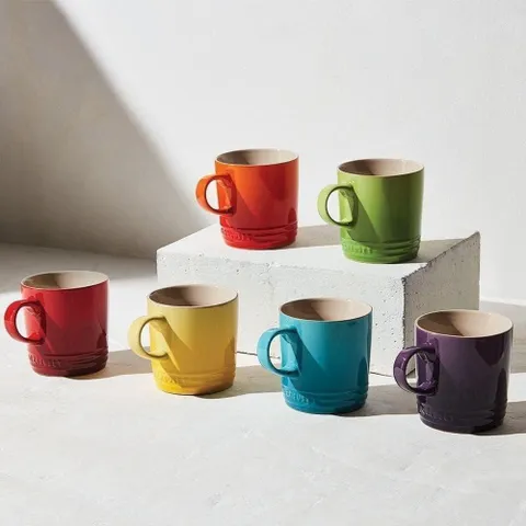 SET 6 CỐC LE CREUSET CẦU VỒNG 350ml