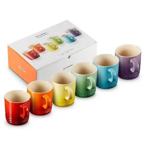 SET 6 CỐC LE CREUSET CẦU VỒNG 350ml