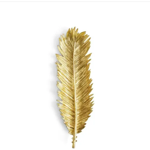 Khay đựng bánh Sago Palm Bread Plate Gold