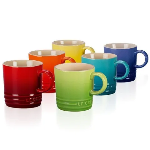 SET 6 CỐC LE CREUSET CẦU VỒNG 350ml