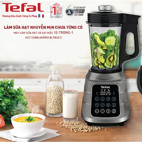 MÁY LÀM SỮA HẠT ĐA NĂNG TEFAL BL985A31 1300W ,BẢO HÀNH 24 THÁNG