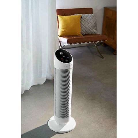 Quạt Tháp Rowenta 3in1 HQ8120 2 Chiều Nóng Lạnh Kèm Lọc Không Khí (Hàng Đức)
