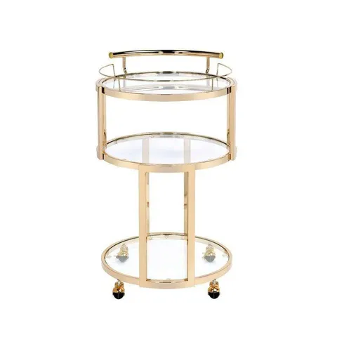 Bar cart Safavieh tròn 3 tầng
