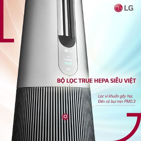 [MADE IN KOREA] QUẠT LỌC KHÔNG KHÍ LG AERO TOWER ,BẢO HÀNH 12 THÁNG