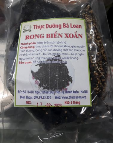 Rong Biển Xoắn 100g Ăn Liền Đà Nẵng - Thực Dưỡng Bà Loan, Thực Phẩm Sạch Cho Sức Khỏe Tốt