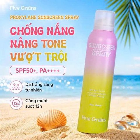 XỊT CHỐNG NẮNG NÂNG TONE FIVE GRAINS PRO-XYLANE