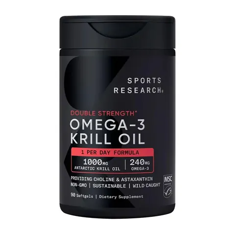 Dầu nhuyễn thể Sports Research Omega-3 Krill Oil 1000mg 90V