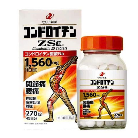 Thực phẩm bảo vệ sức khỏe bổ xương khớp ZS Chondroytin 1560mg Nhật Bản 270 viên