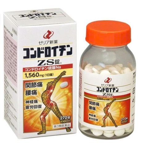 Thực phẩm bảo vệ sức khỏe bổ xương khớp ZS Chondroytin 1560mg Nhật Bản 270 viên