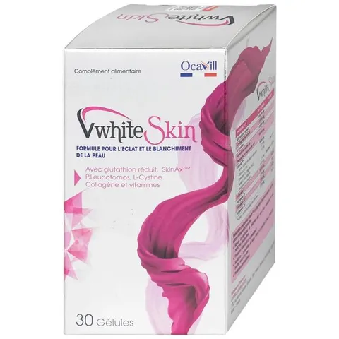 Viên uống giúp đẹp da, giảm sạm da, tăng đàn hồi và độ ẩm cho da VwhiteSkin Ocavill (30 viên)