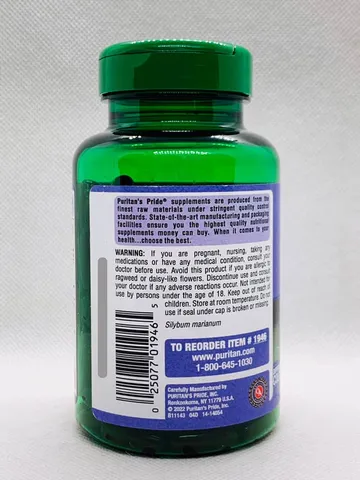 Viên uống bổ gan Milk Thistle hộp gan xanh MỸ 180 viên