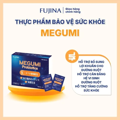 Men Vi Sinh Megumi Nhật Bản 15 Gói – Hỗ Trợ Tiêu Hóa, Bổ Sung Lợi Khuẩn, Cân Bằng Hệ Vi Sinh Đường Ruột