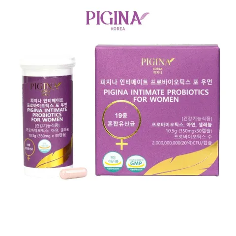 Viên Uống Lợi Khuẩn Pigina Hàn Quốc 30 Viên Hỗ Trợ Đường Ruột Tăng Đề Kháng Cho Nữ