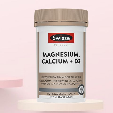 Viên uống Swisse Ultiboost Magnesium , Calcium + D3 |120 & 180 viên| Nâng cao sức khỏe cơ bắp & Phòng chống loãng xương [S/P Chuẩn Úc]