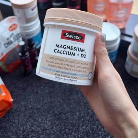 Viên uống Swisse Ultiboost Magnesium , Calcium + D3 |120 & 180 viên| Nâng cao sức khỏe cơ bắp & Phòng chống loãng xương [S/P Chuẩn Úc]