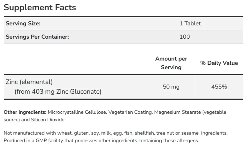 Viên Bổ Sung Kẽm Hữu Cơ Zinc Gluconate NOW Hỗ Trợ Nâng Cao Đề Kháng Giảm Mụn Điều Hòa Tiết Tố - YoungFit