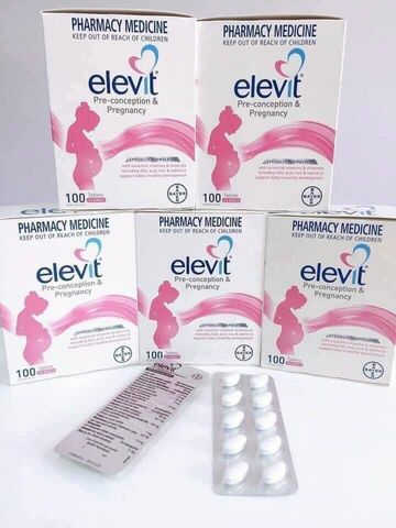 Vitamin Tổng Hợp Dành Cho Bà Bầu Elevit Úc 100 Viên