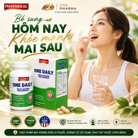 MULTIVITAMIN ONE DAILY HỘP 60 VIÊN - BỔ SUNG VITAMIN, KHOÁNG CHẤT
