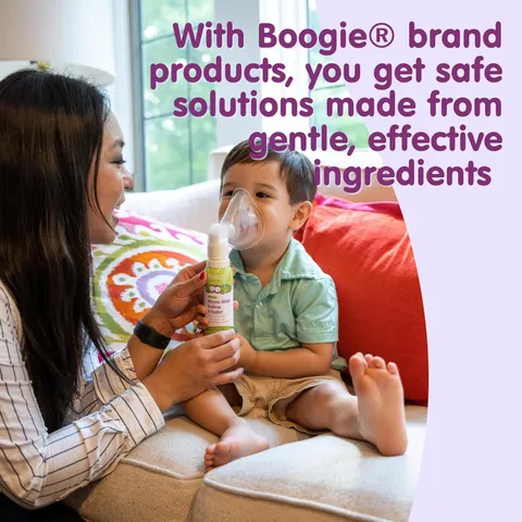 Xông Mũi Boogies - Sạch mũi vòm họng giảm tình trạng sổ mũi ho đờm nhanh sản xuất Mỹ