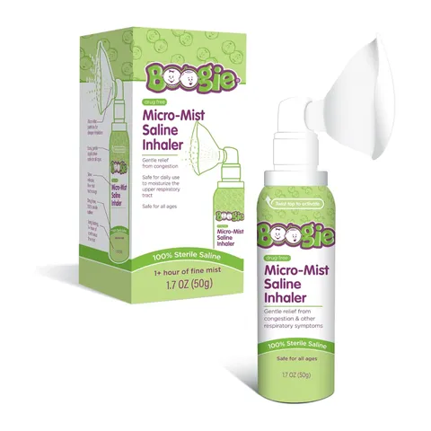 Xông Mũi Boogies - Sạch mũi vòm họng giảm tình trạng sổ mũi ho đờm nhanh sản xuất Mỹ
