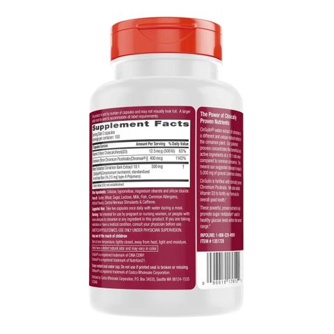 Cinsuline Trunature - Hỗ trợ cần thiết cho người tiểu đường ổn định lượng đường Glucose trong máu 200 viên sản xuất Mỹ