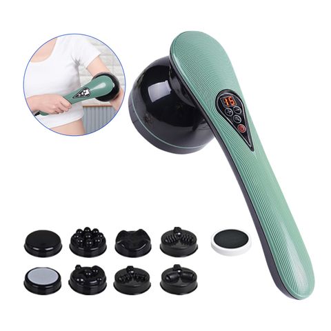 Máy Massage Cầm Tay Puli PL-661DC4 - 8 Đầu, Massage Hồng Ngoại Giảm Cân, Giải Pháp Vòng Eo Thon Gọn Tại Nhà