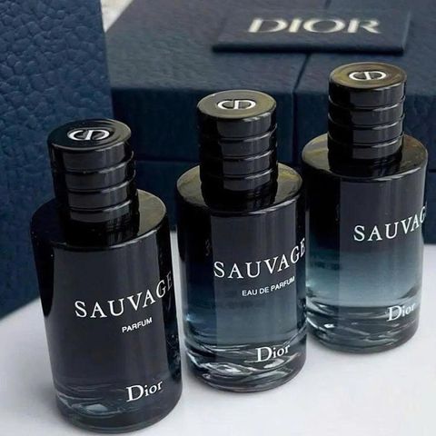 Set Nước Hoa Nam Dior Sauvage Mini Parfum + EDP + EDT (3 x 10ml)