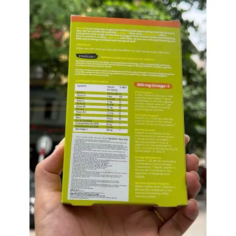 (Có tem) Kẹo Thạch Dẻo Neubria Neu Kid Omega 3 + Multivitamin Chính Hãng Hỗ Trợ Phát Triển Não Bộ, Thị Lực, Bổ Sung Vitamin Cho Bé, Hỗ Trợ Ăn Ngon Nhập Khẩu Anh Quốc